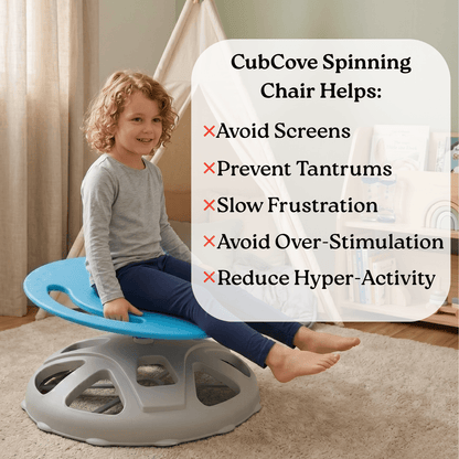 CubCove™️ Sensory Spinning Chair